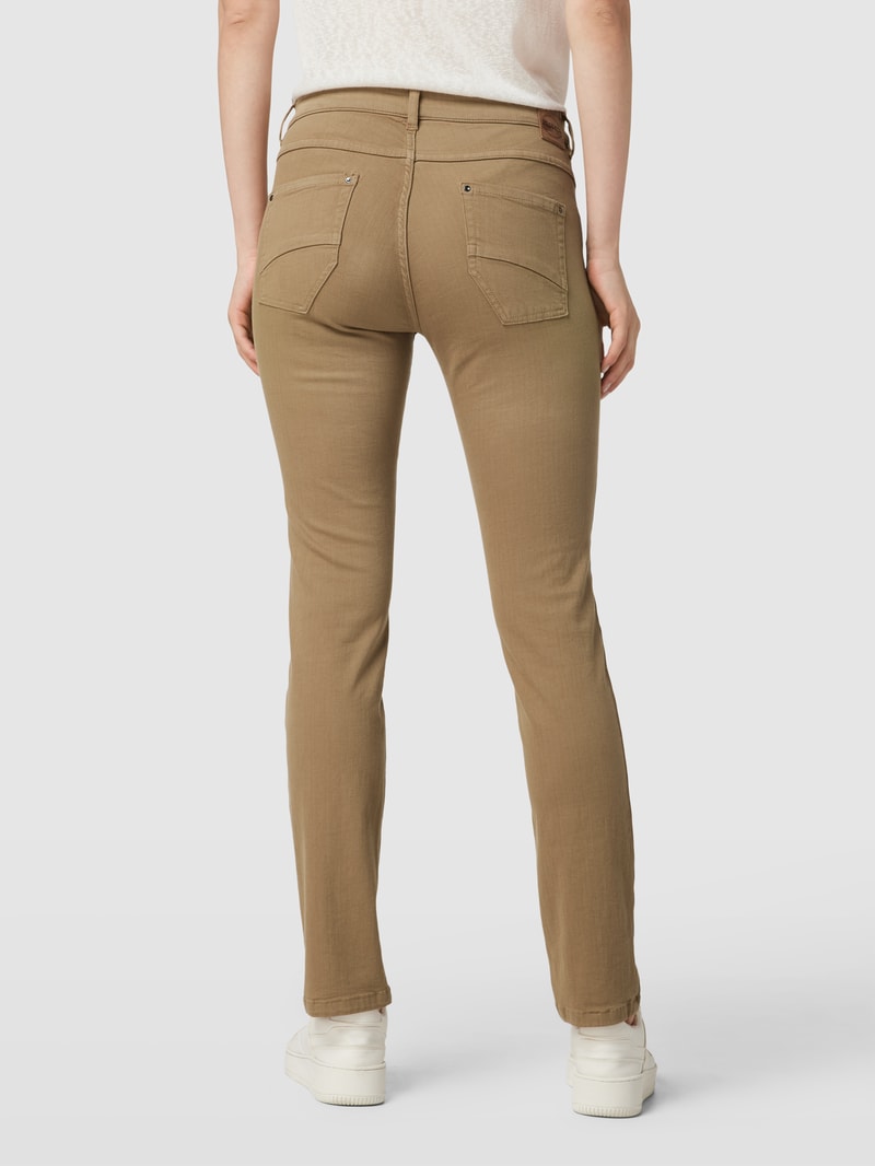 Slim Fit Jeans mit Stretch-Anteil Modell 'TWIGY' in sand