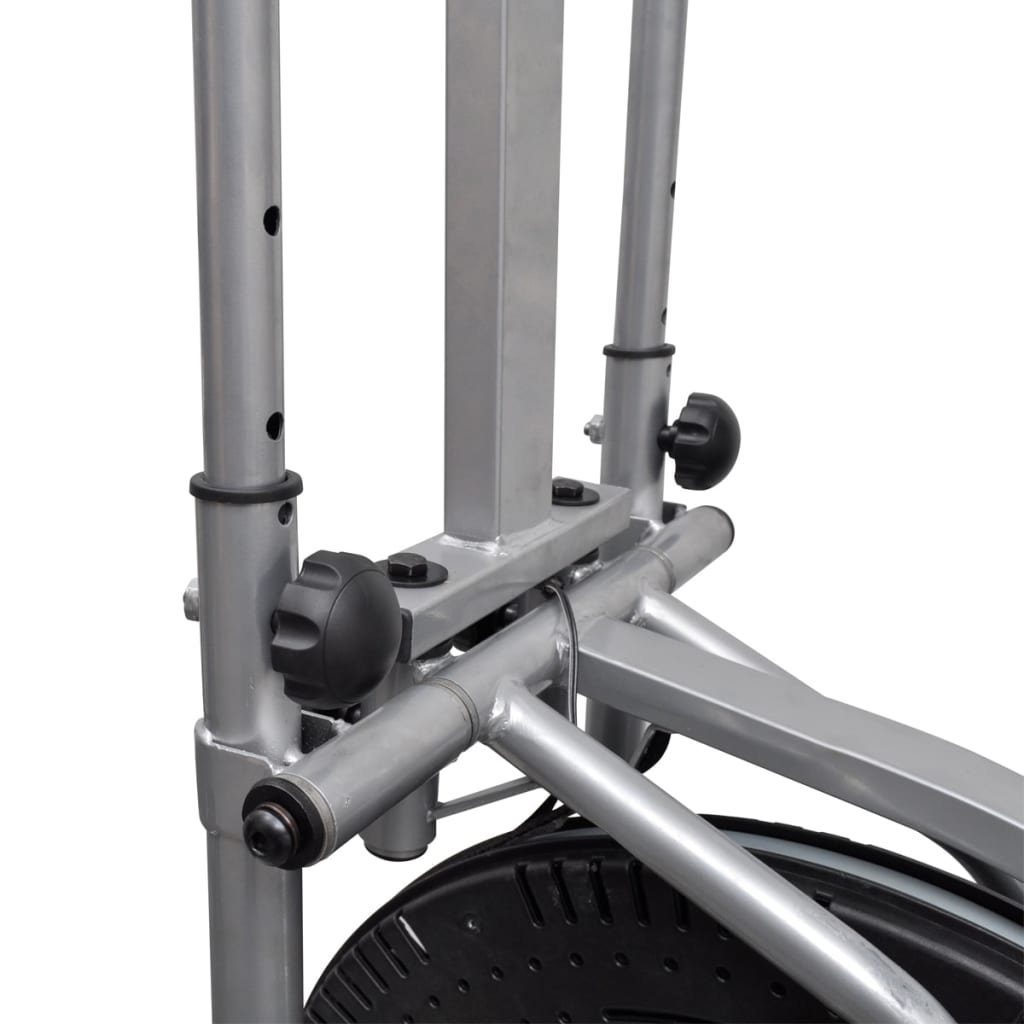 vidaXL Crosstrainer Orbitrac Ellipsentrainer Heimtrainer 4 Griffe Pulsmessung