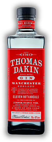 Thomas Dakin Small Batch Gin 42% Thomas Dakin Small Batch Gin 42% Ein Gin im klassischen Stil und mit einer besonderen Zutat - Meerrettich. 0,7	 Liter - Vol 42%
