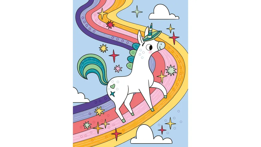 Mein Diamant-Stickerheft – Einhörner