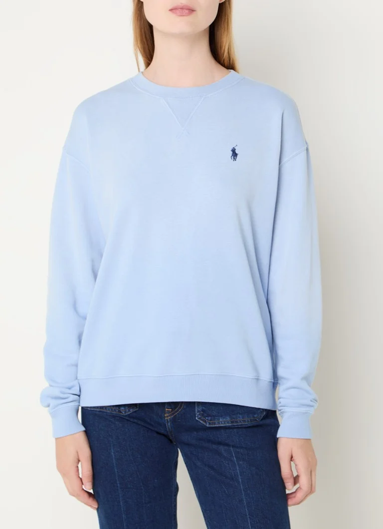 Pulover Ralph Lauren cu logo brodat