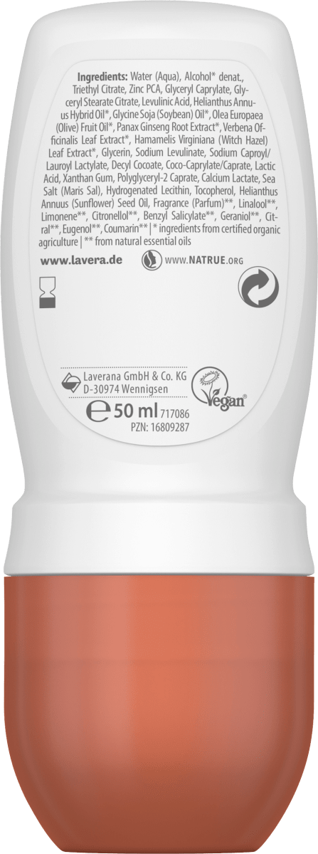 Deo Roll-on Natural & Strong, 50 ml