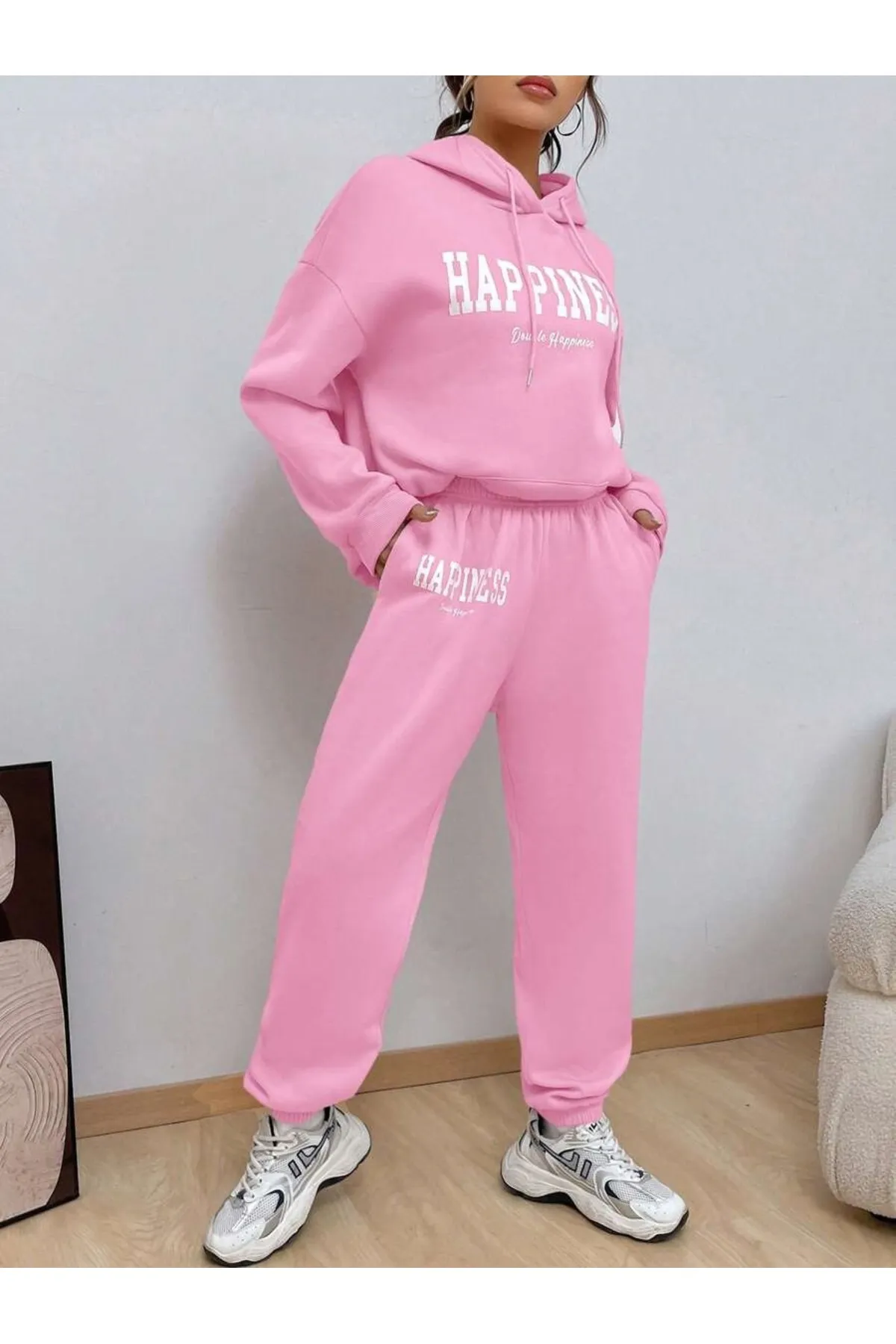 MOONBULL  Sport-Sweatsuit Set - Rosa - Regular Fit