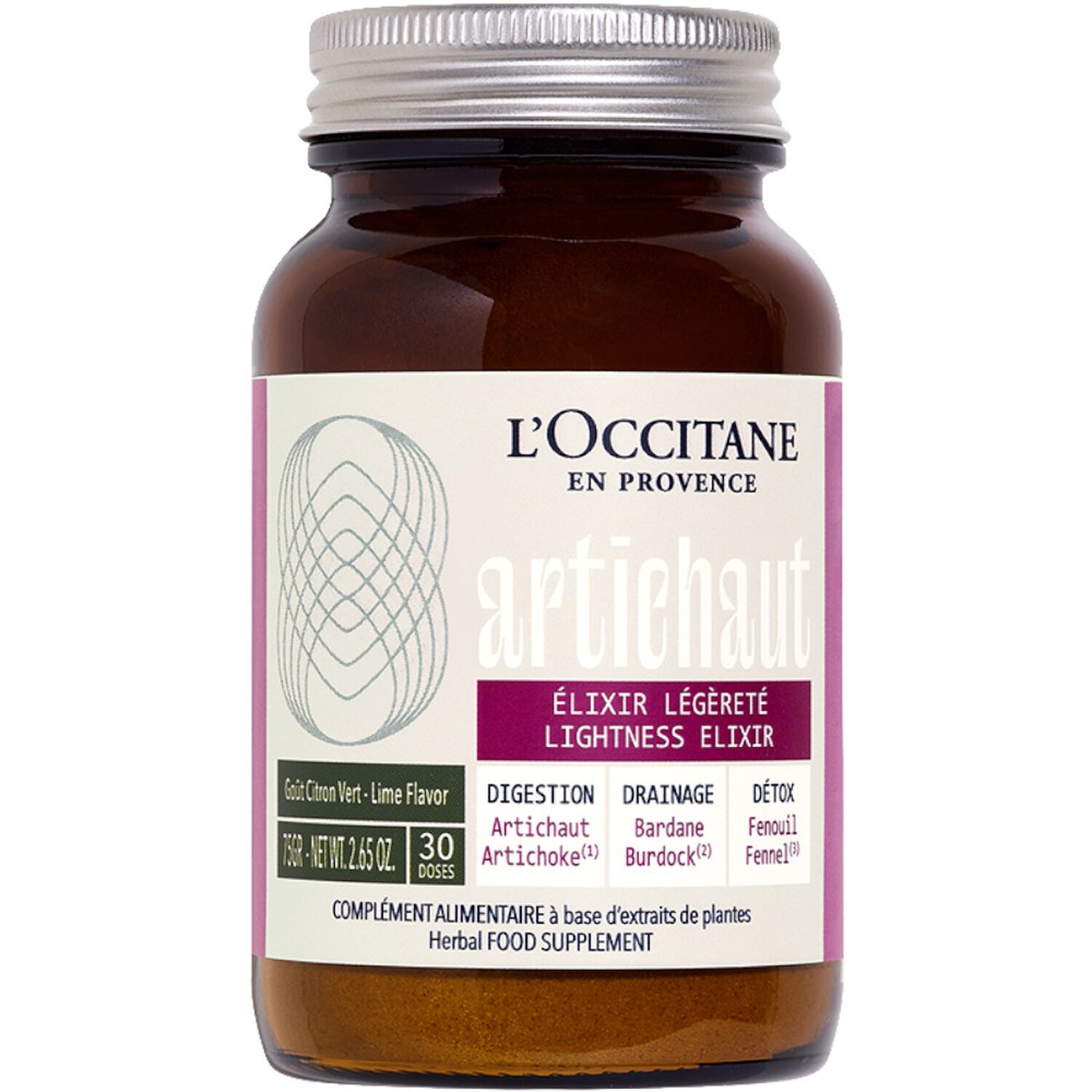 l'occitane Artichaut Complément Alimentaire - Poudre Elixir Légèreté 150g