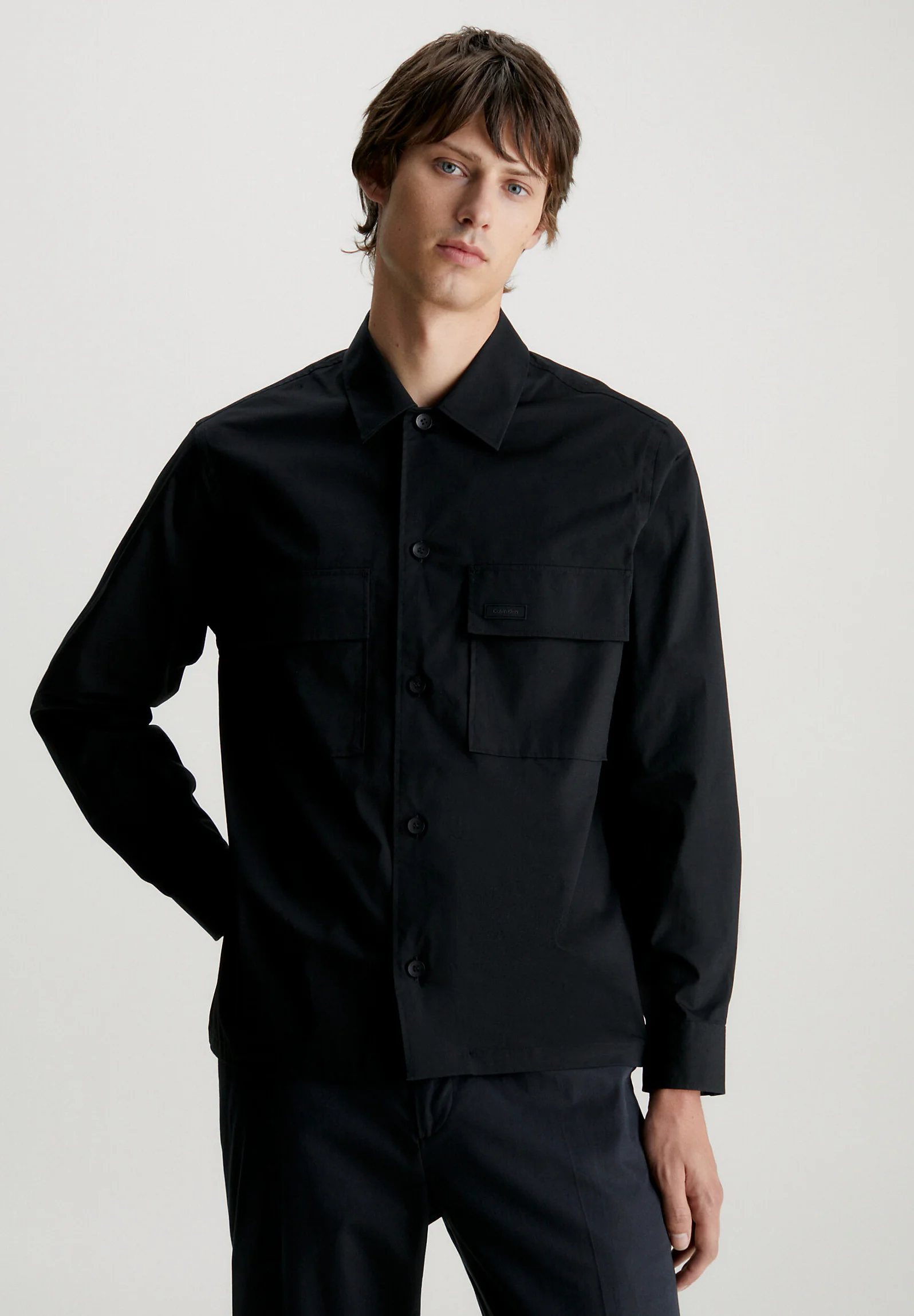 Calvin Klein POPELINA ELÁSTICA PARA INTERIOR - Chaqueta ligera