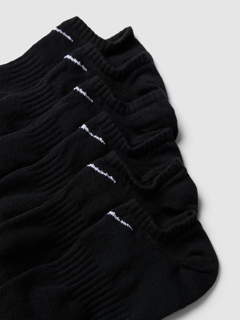 Socken mit Label-Print in schwarz
