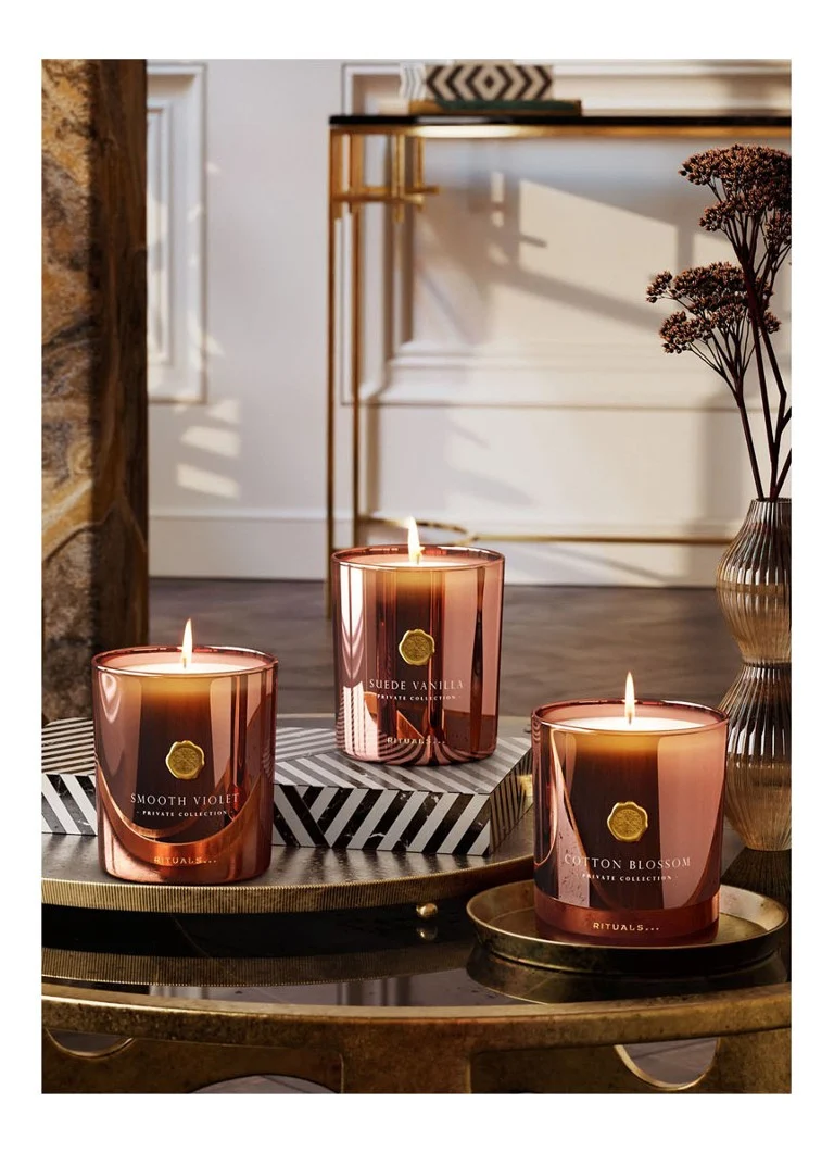 Rituals Suede Vanilla Scented Candle - scented candle 360 grams