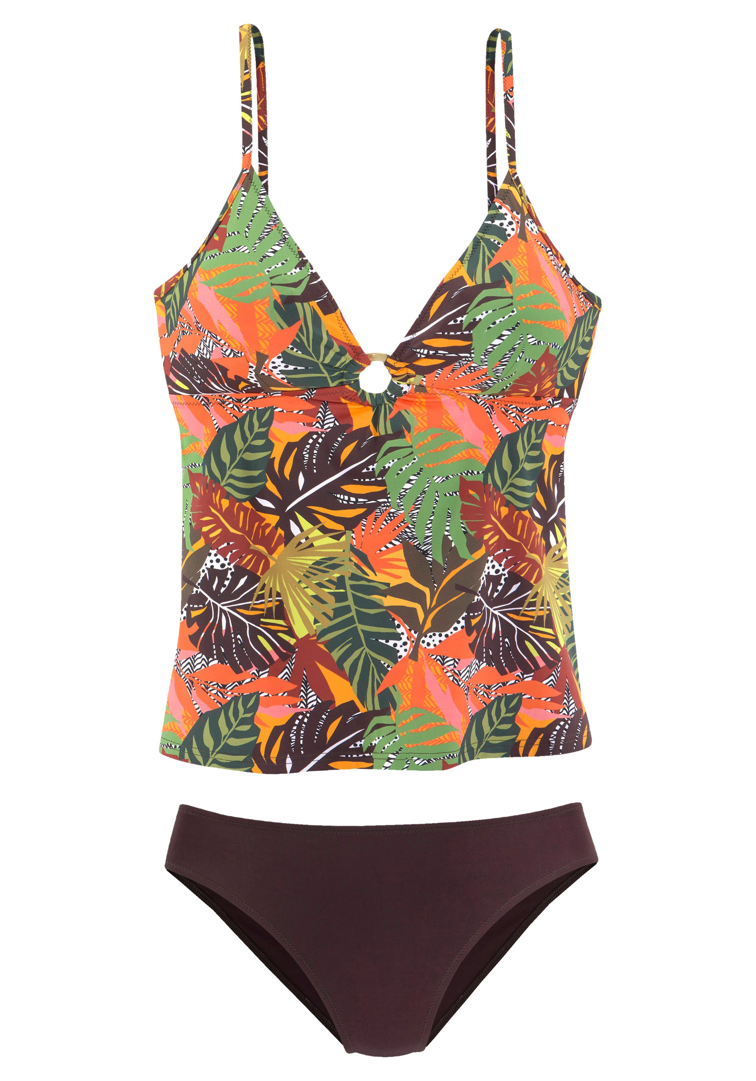 Vivance Tankini mit tropischem Druckdesign