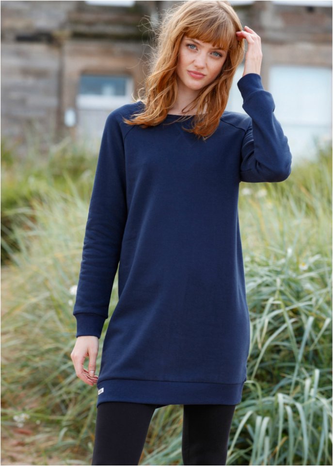 Sweatkleid mit Raglanärmeln