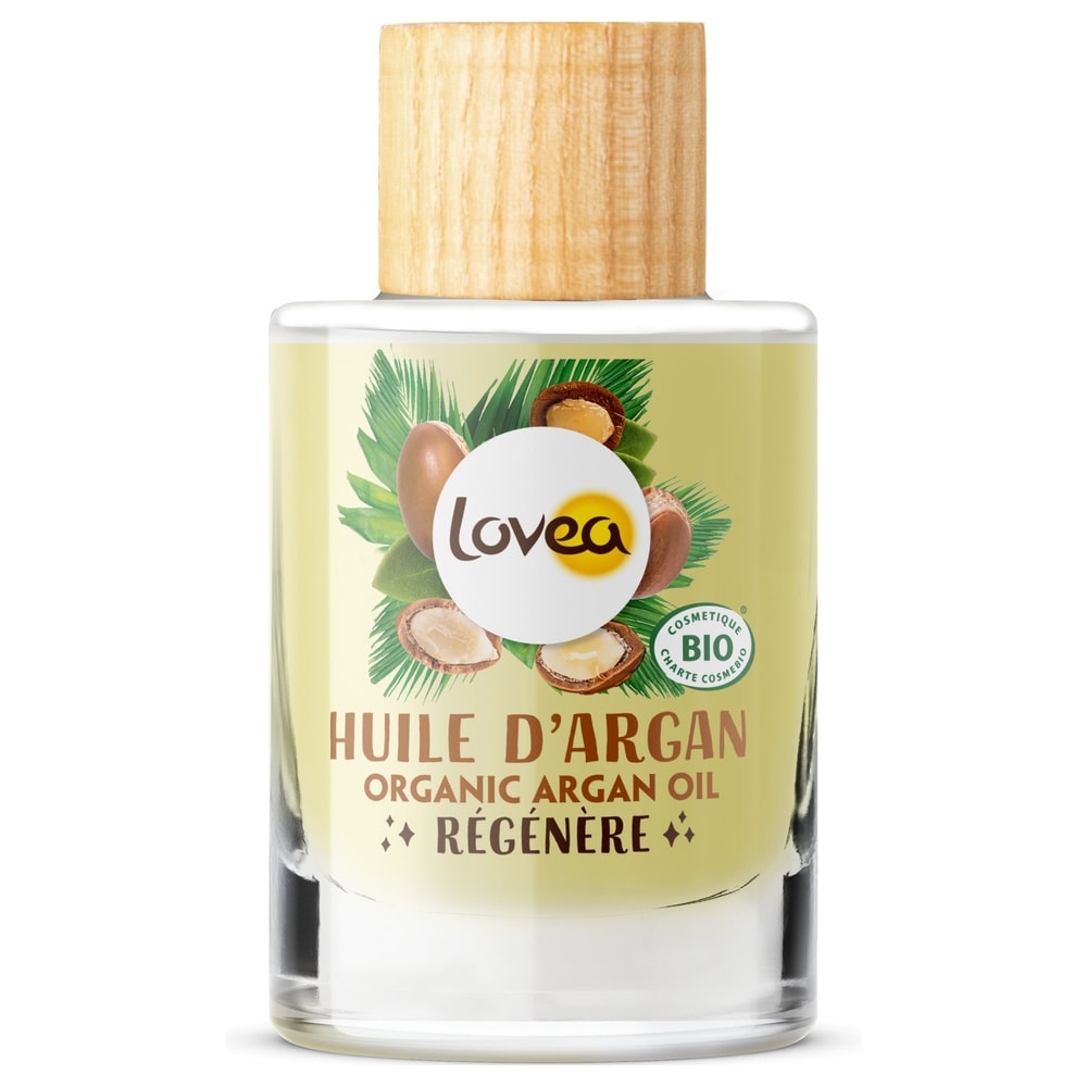 lovea Huile d'Argan Bio Régénère Certifiée BIO Huile d'Argan - Peaux & Cheveux Très Secs