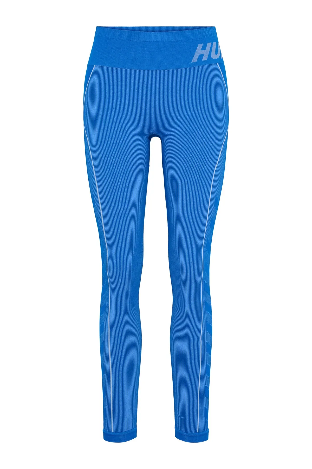 hummel  Sport-Leggings - Blau - Mittlerer Bund