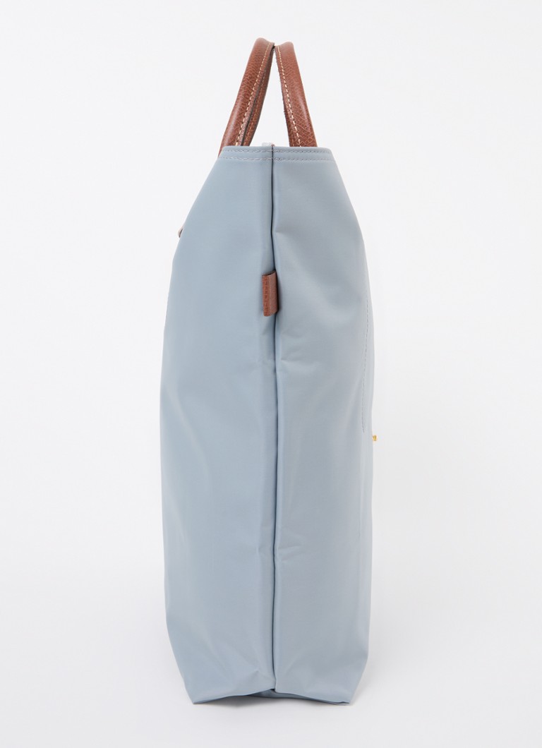 Geantă Longchamp Le Pliage Original, mărimea M, cu detalii din piele.