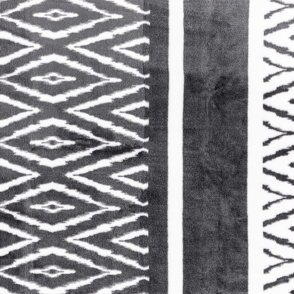 Dreamtex Kaschmirtouch-Decke, ca. 150 x 200 cm - Ornament Rauten