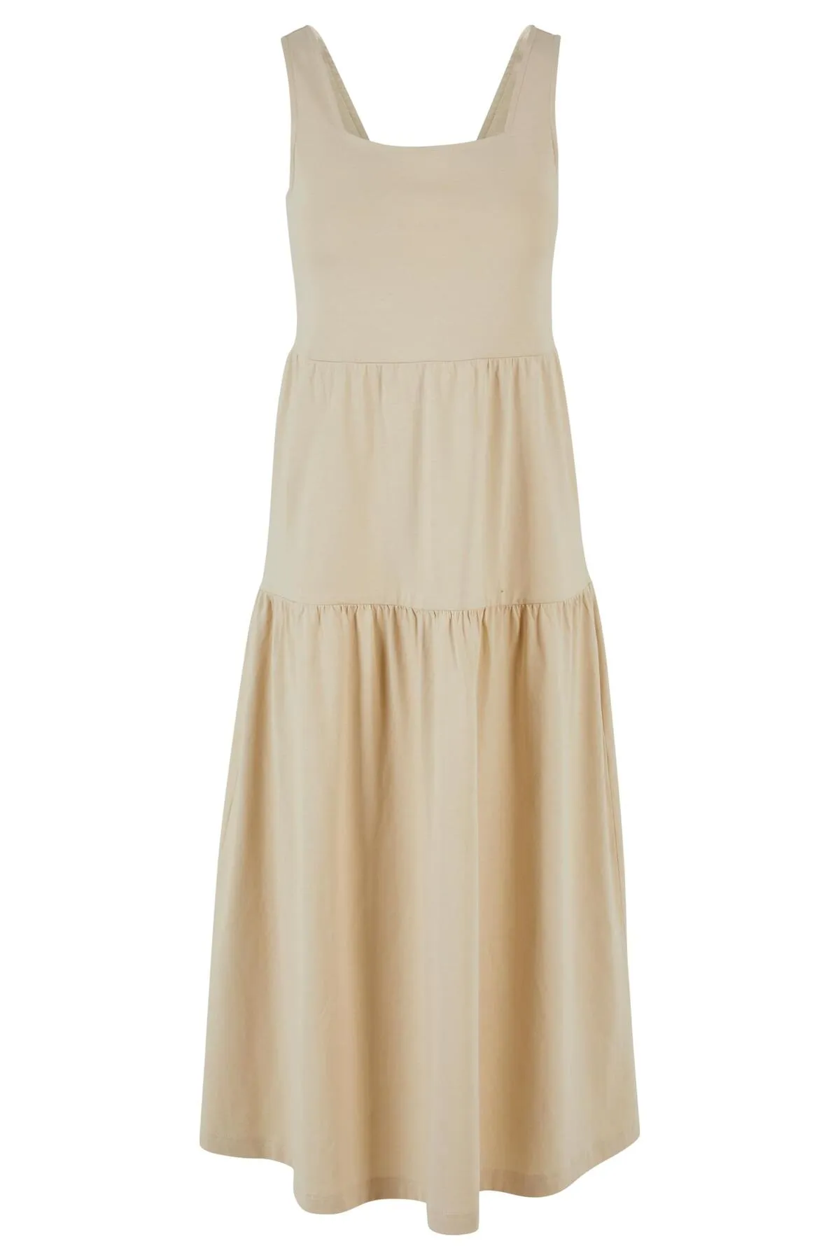 Urban Classics  Damen 7/8-langes Volant-Sommerkleid für Damen