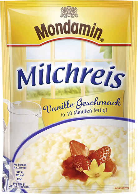 Mondamin Milchreis Vanille-Geschmack