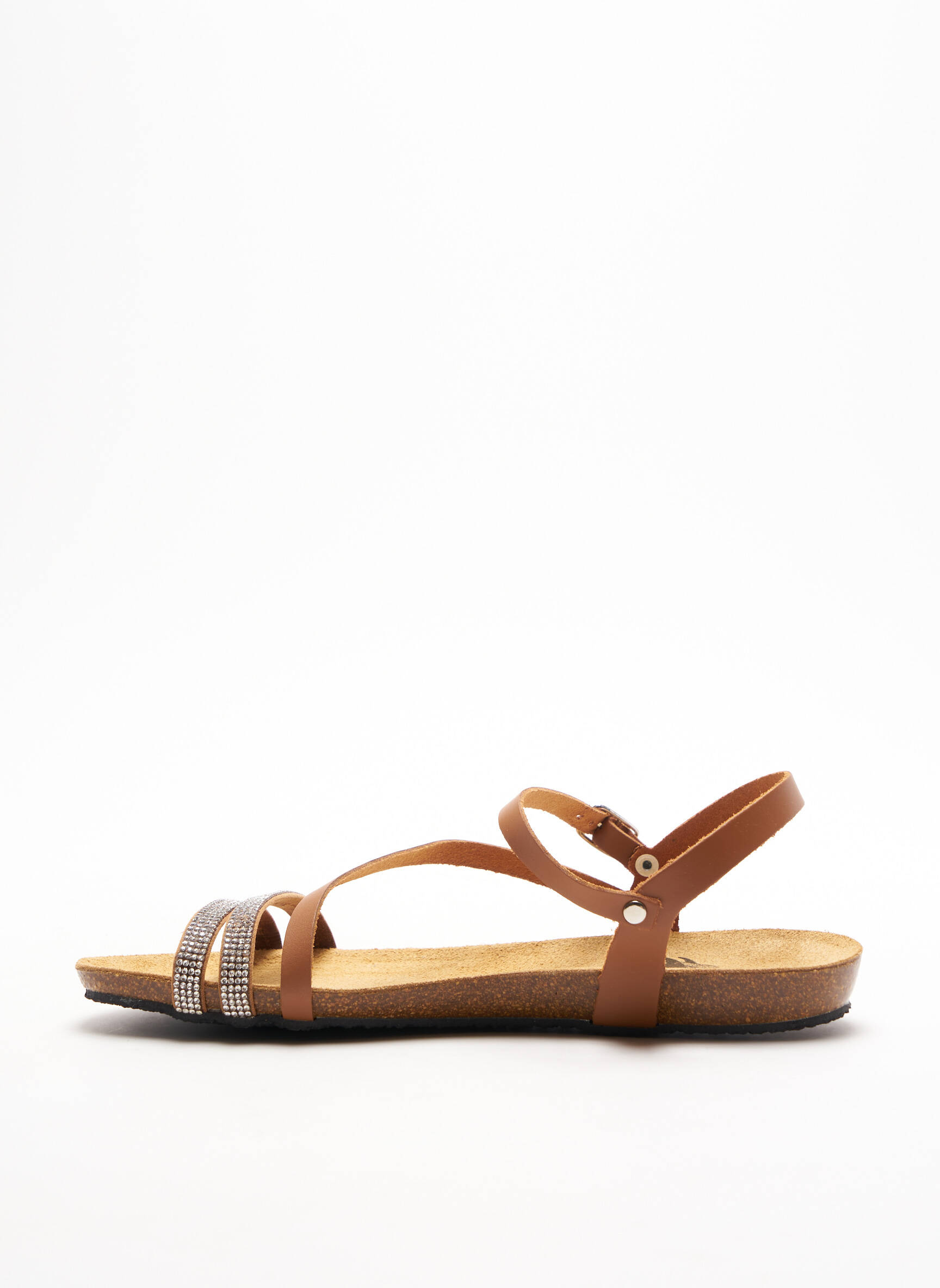 Plakton Sandales Nu Pieds Femme couleur marron