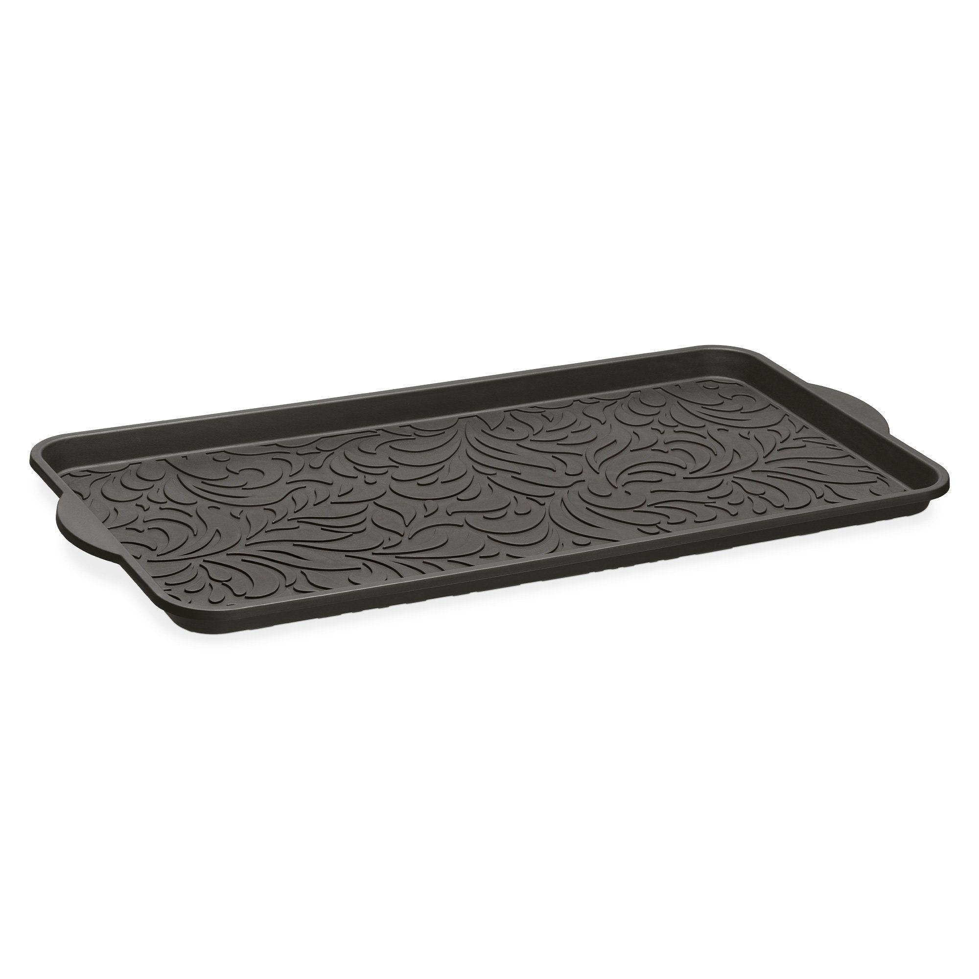 Navaris Schuhabtropfschale 2er Set Schuhabtropfschale mit Blumendesign