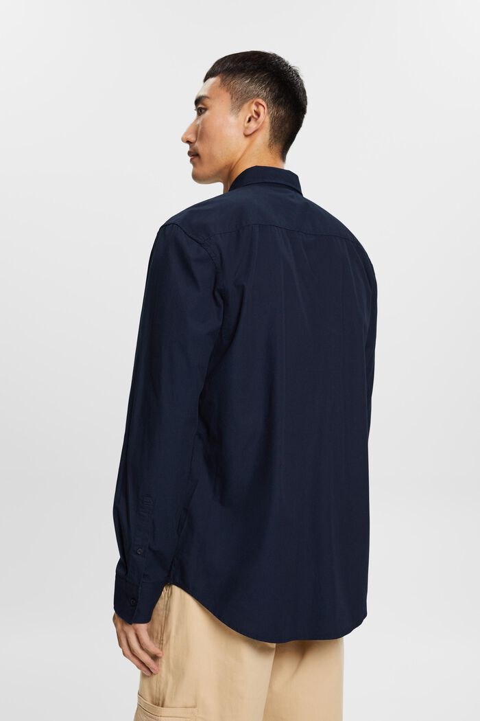 Button-Down-Hemd aus Popeline, 100 % Baumwolle