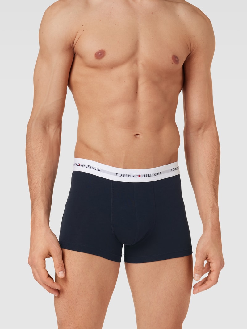 Trunks mit Label-Details im 3er-Pack in weiß