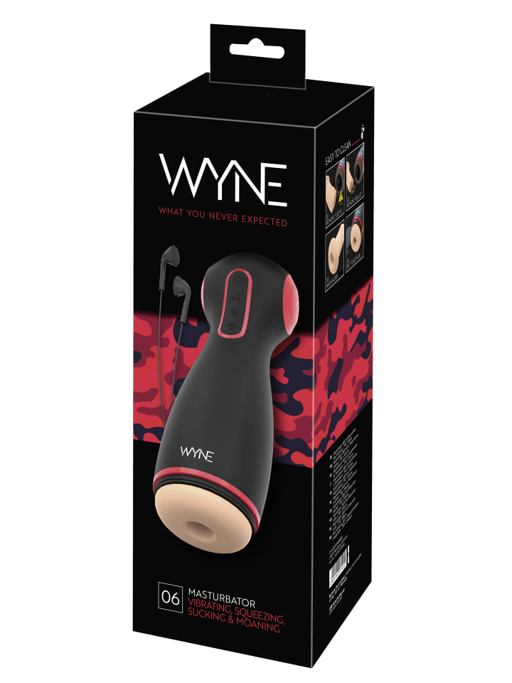 WYNE Masturbator Masturbator 06 in schwarz günstig kaufen 27 cm