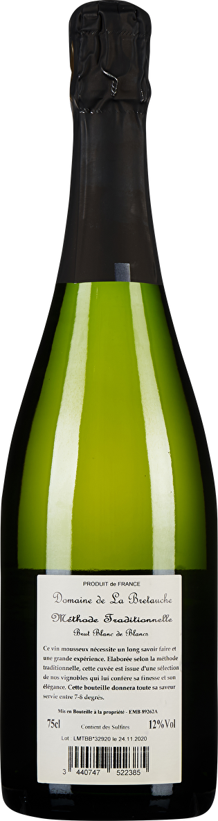 Domaine de la Bretauche Brut Méthode Traditionnelle Blanc de Blancs