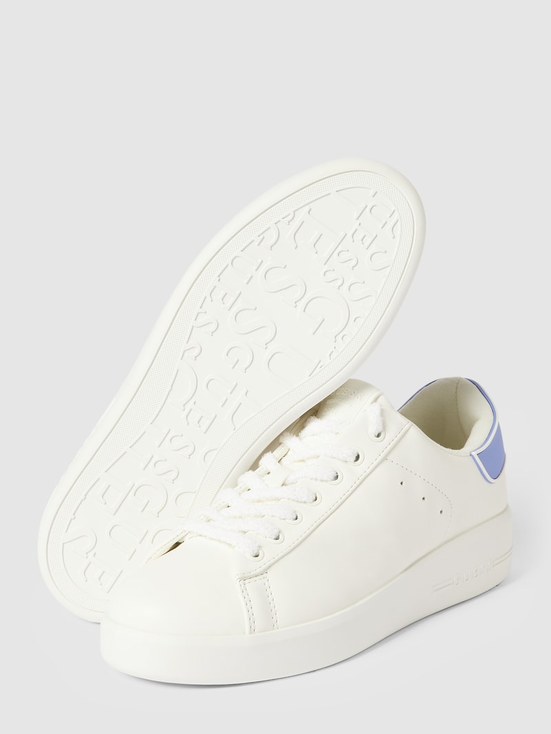 Sneaker mit Label-Details Modell 'ROCKIES' in weiß