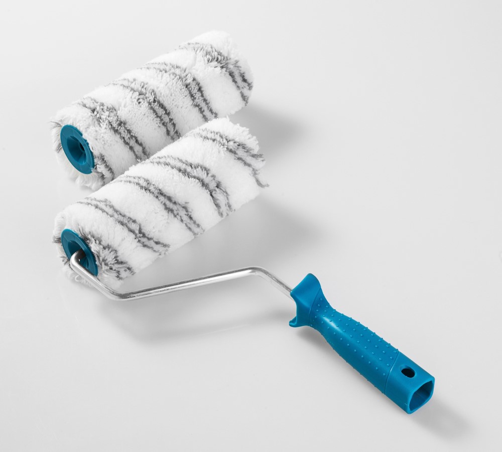 Powertec Color Malerzubehör Farbroller-Set, 18cm - 3tlg.