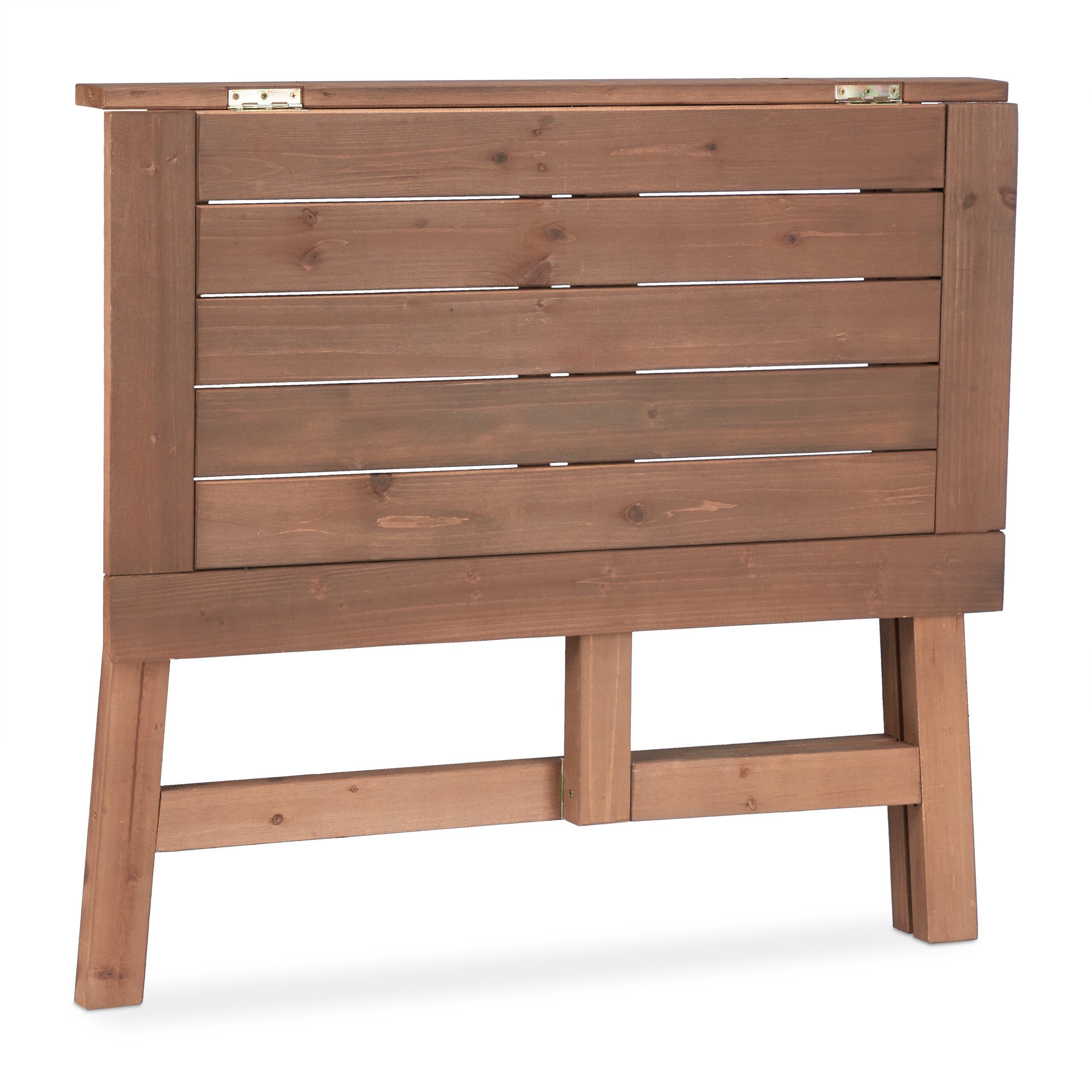 relaxdays Klapptisch Rechteckiger Klapptisch aus Holz