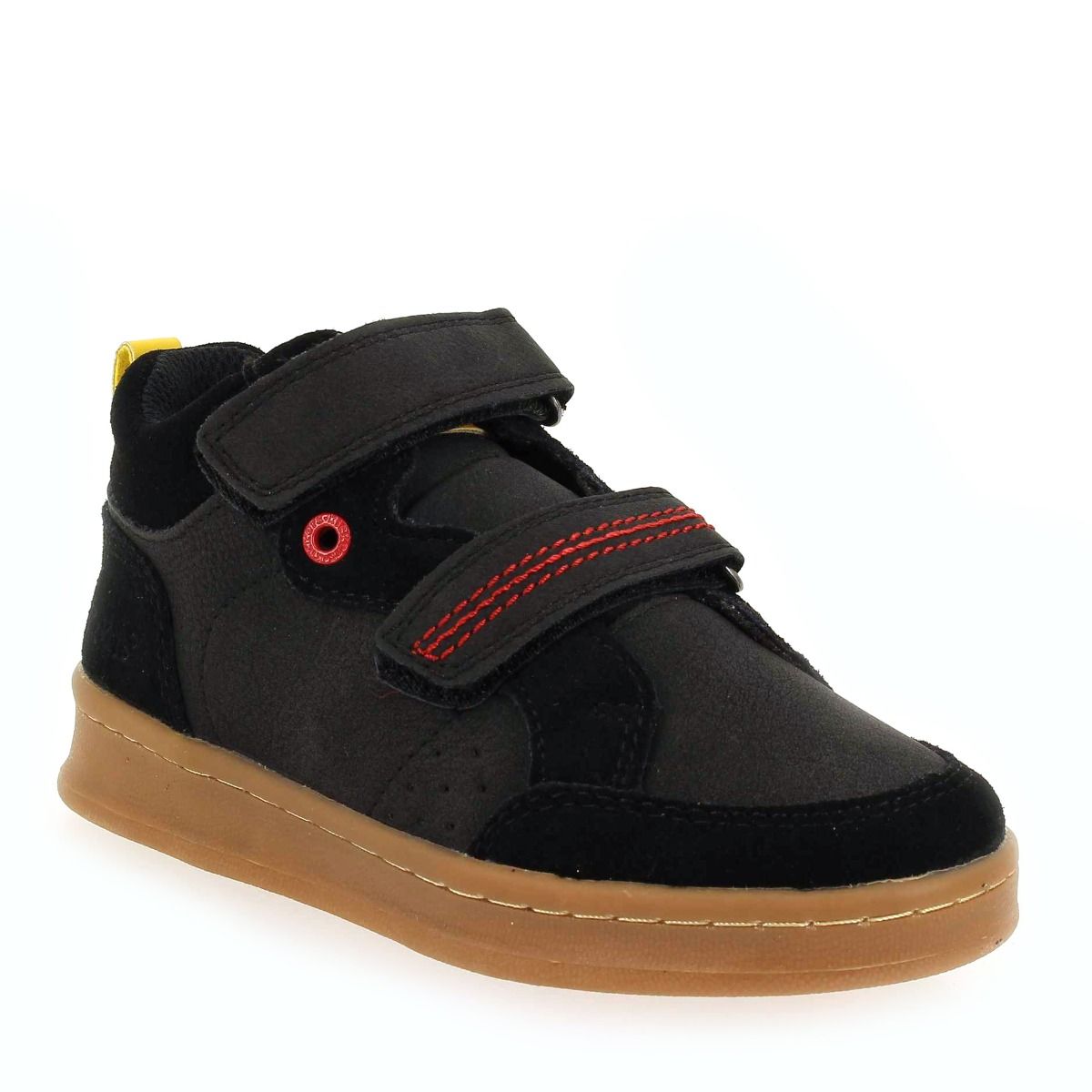 Kickers  BILBON VELC - Noir Rouge