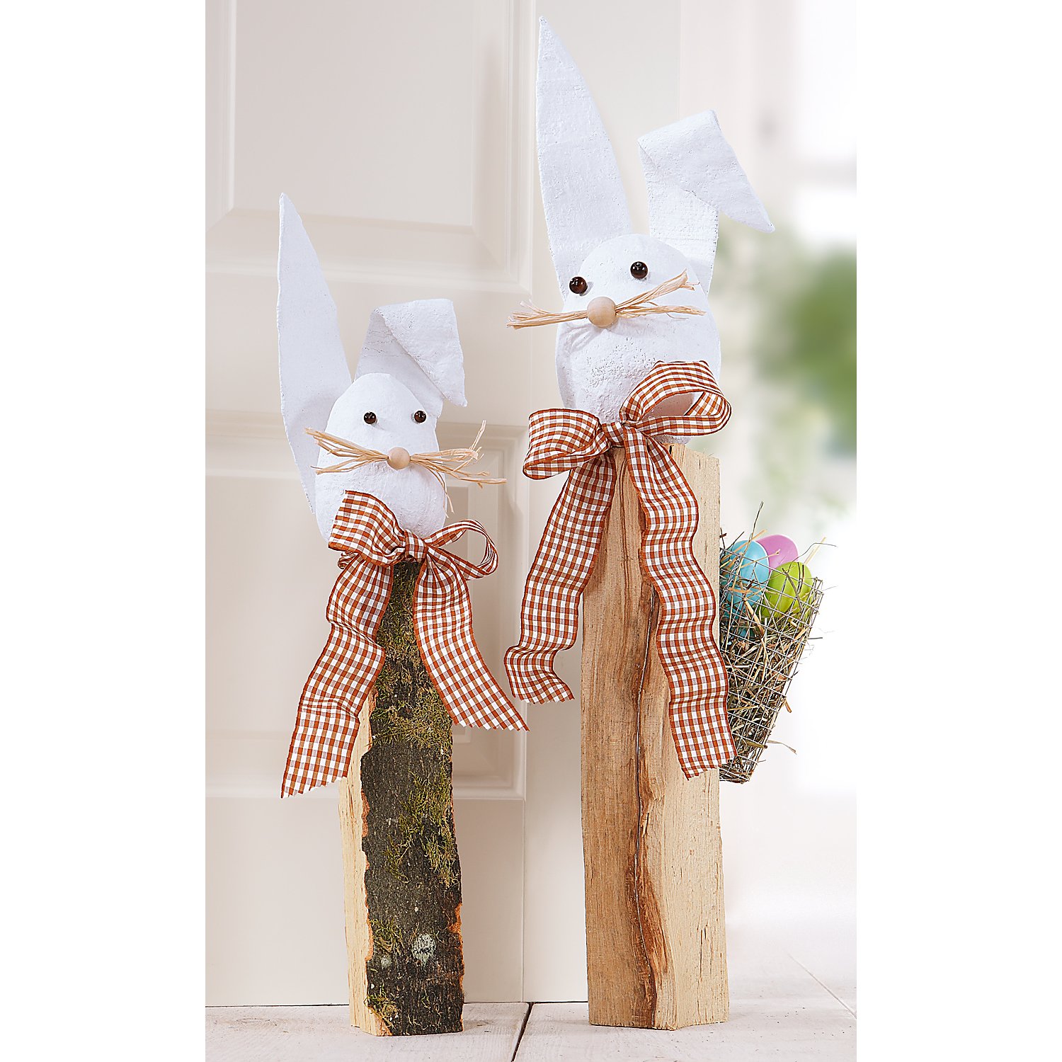 Styroporeier, teilbar, 16 cm, 2 Stück