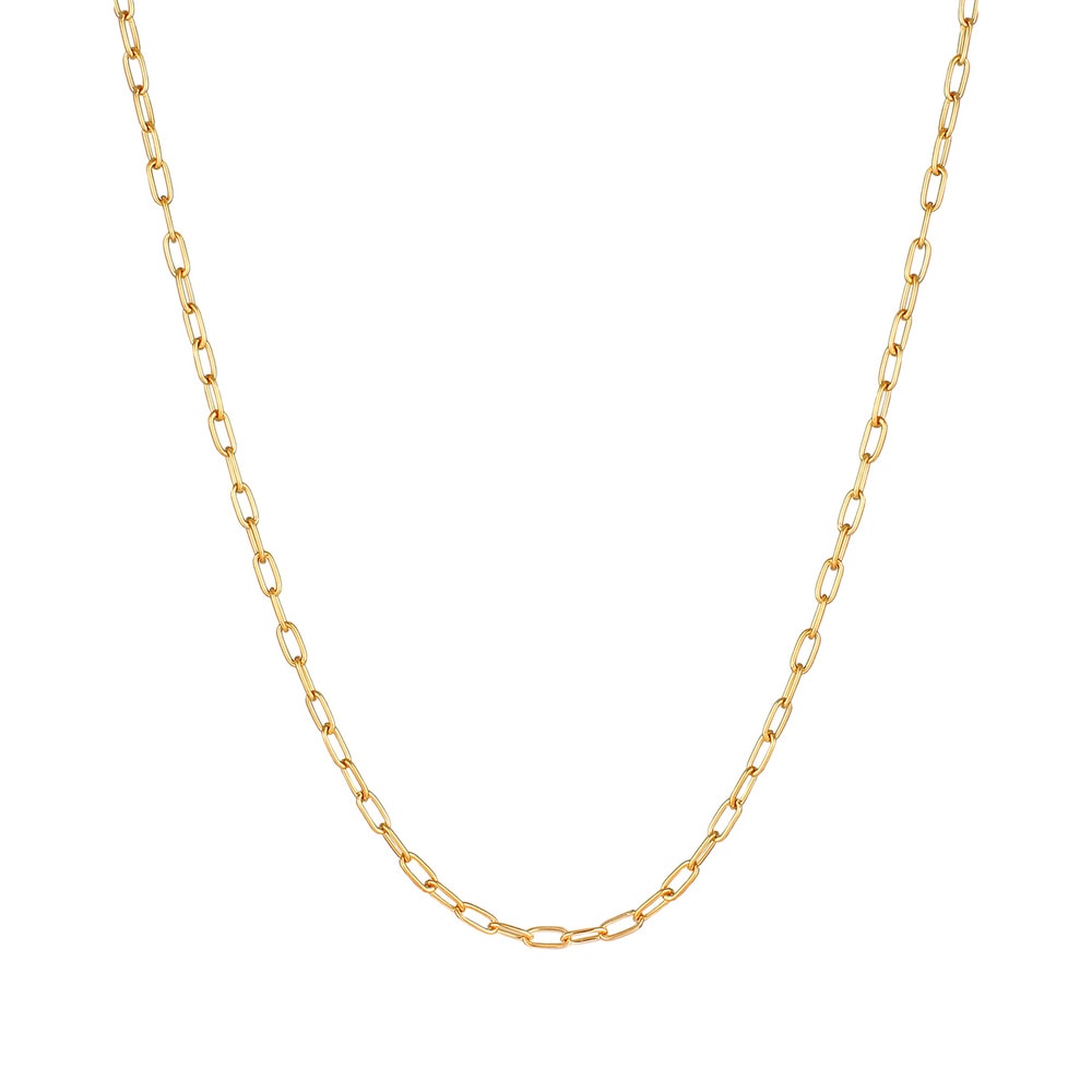 KUZZOI KUZZOI Collier Herren Gliederkette Oval Basic Fein 925 Silber collier
