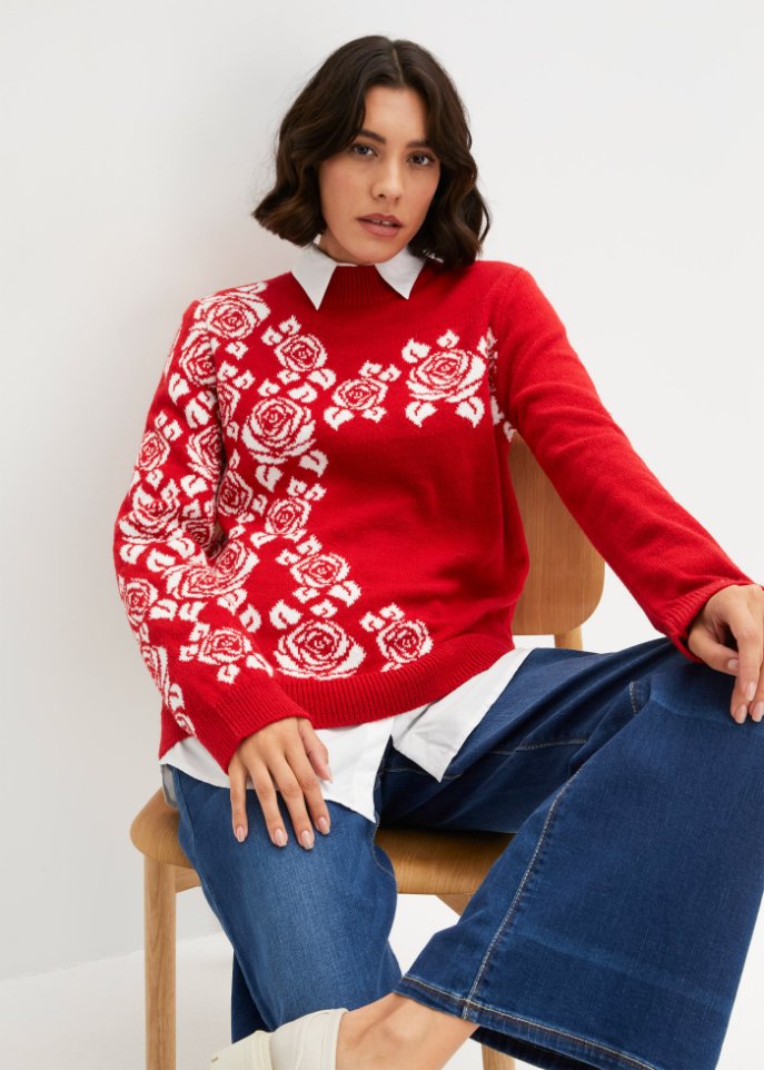 Pullover aus Jacquard