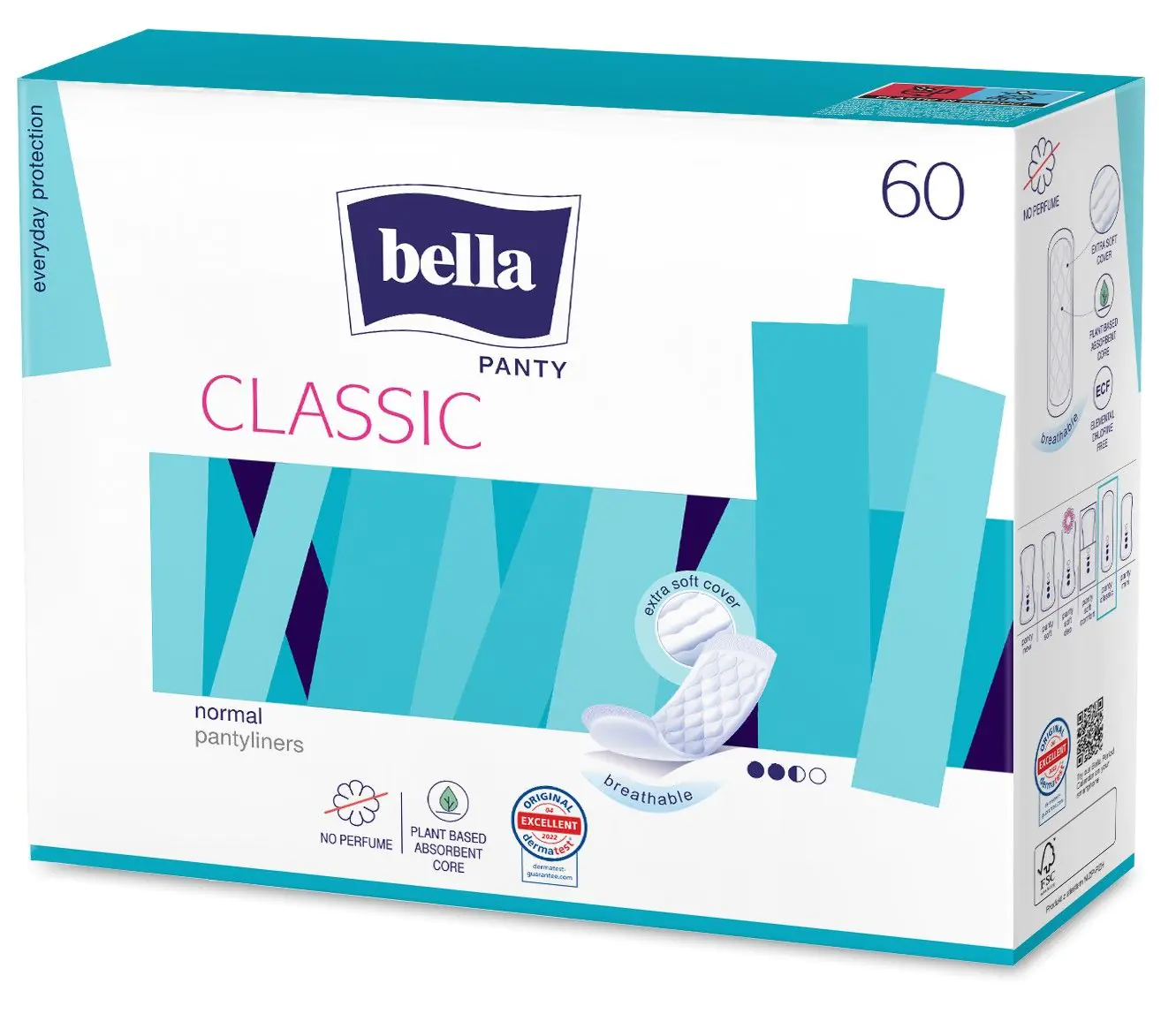 Bella Panty Klasični dnevni ulošci, 60 kom.