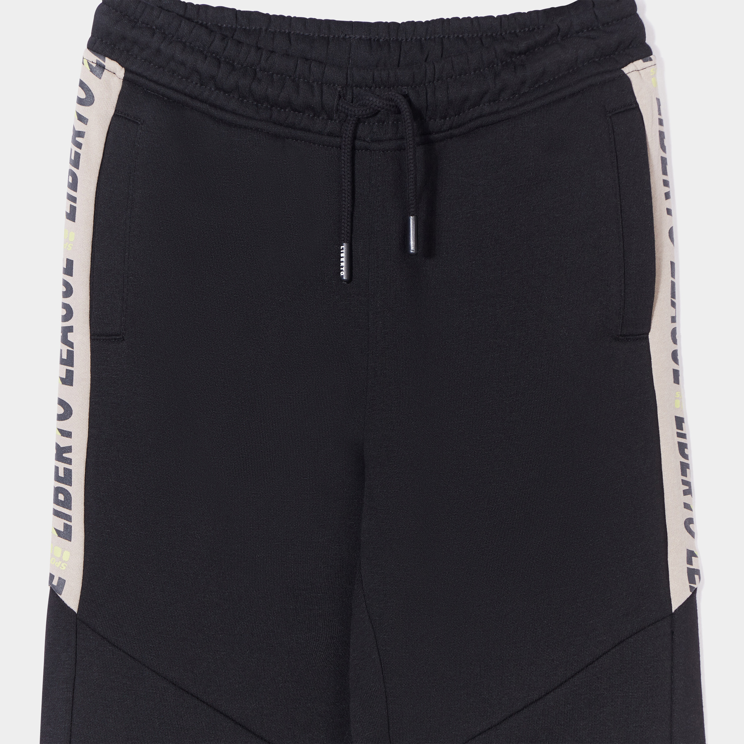 Pantalon de jogging regular Liberto noir garçon | La Halle