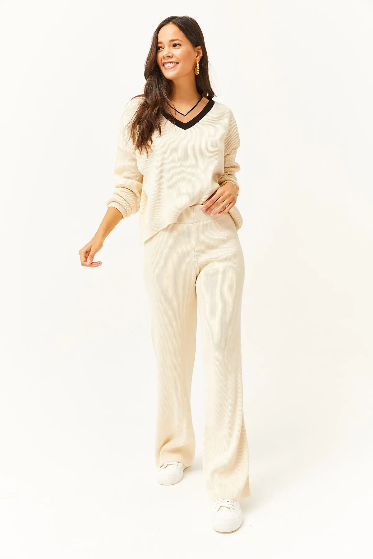 Olalook  Zweiteiler - Ecru - Regular Fit