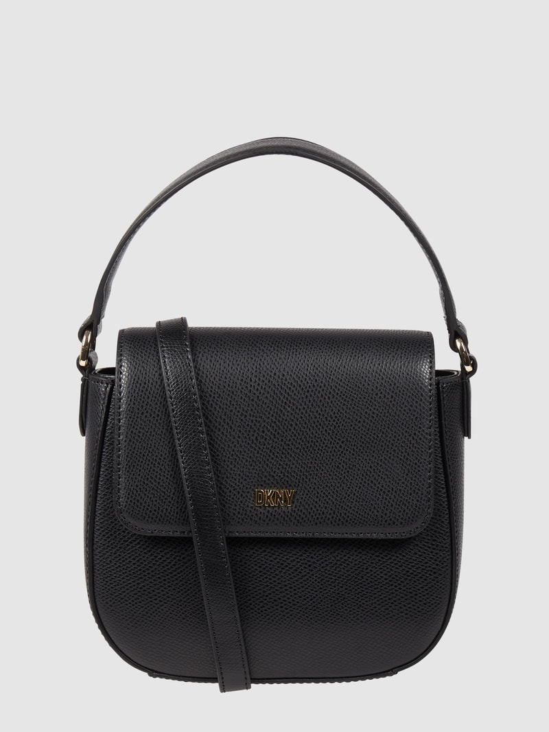 Handtasche aus Leder Modell 'Immy' in schwarz