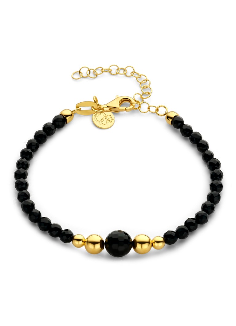 Casa Jewelry  Como Onyx armband verguld