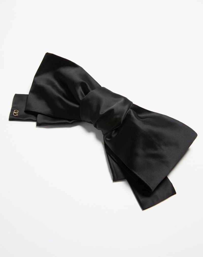 Vlogo Signature Satin Sløjfe Hårspænde