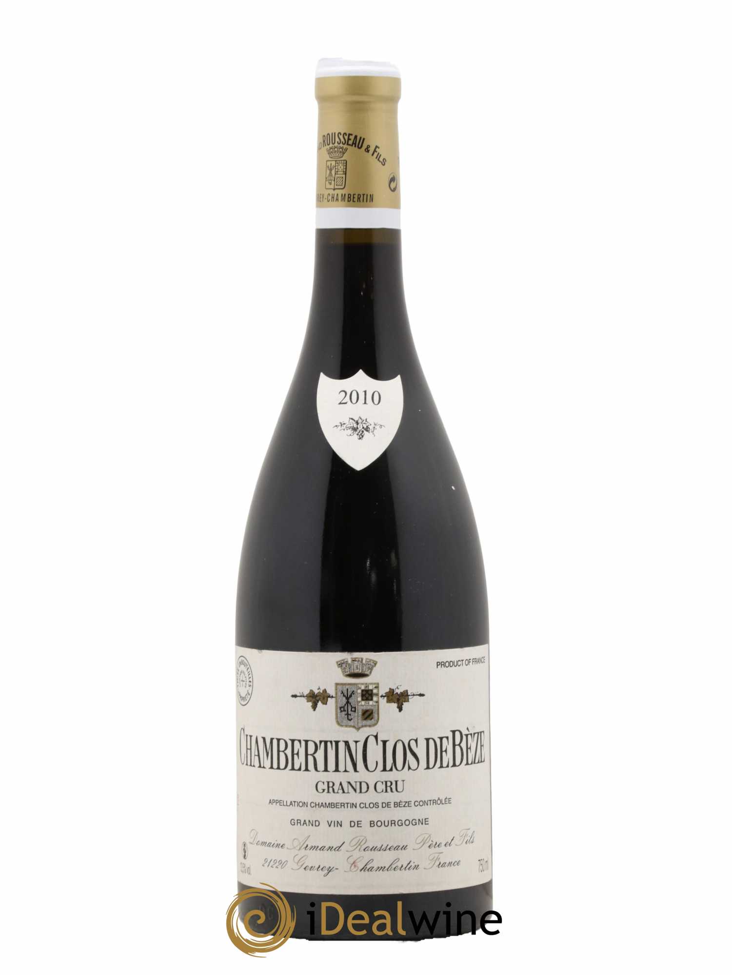 Chambertin Clos de Bèze Grand Cru Armand Rousseau (Domaine)  2010 - Lot de 1 Bouteille