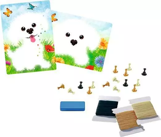 String Art Hunde - Bastelset für Kinder ab 6 Jahren