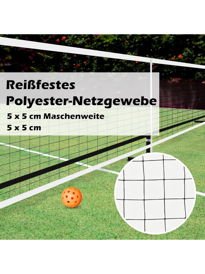 COSTWAY 670cm Pickleball-Netz in Schwarz günstig kaufen onesize