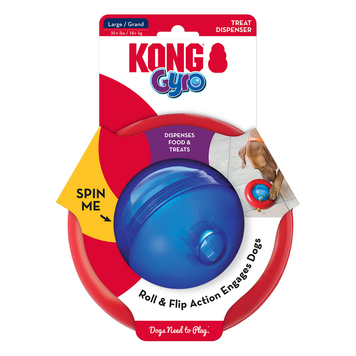 KONG Hundespielzeug Gyro L günstig kaufen bei ZooRoyal