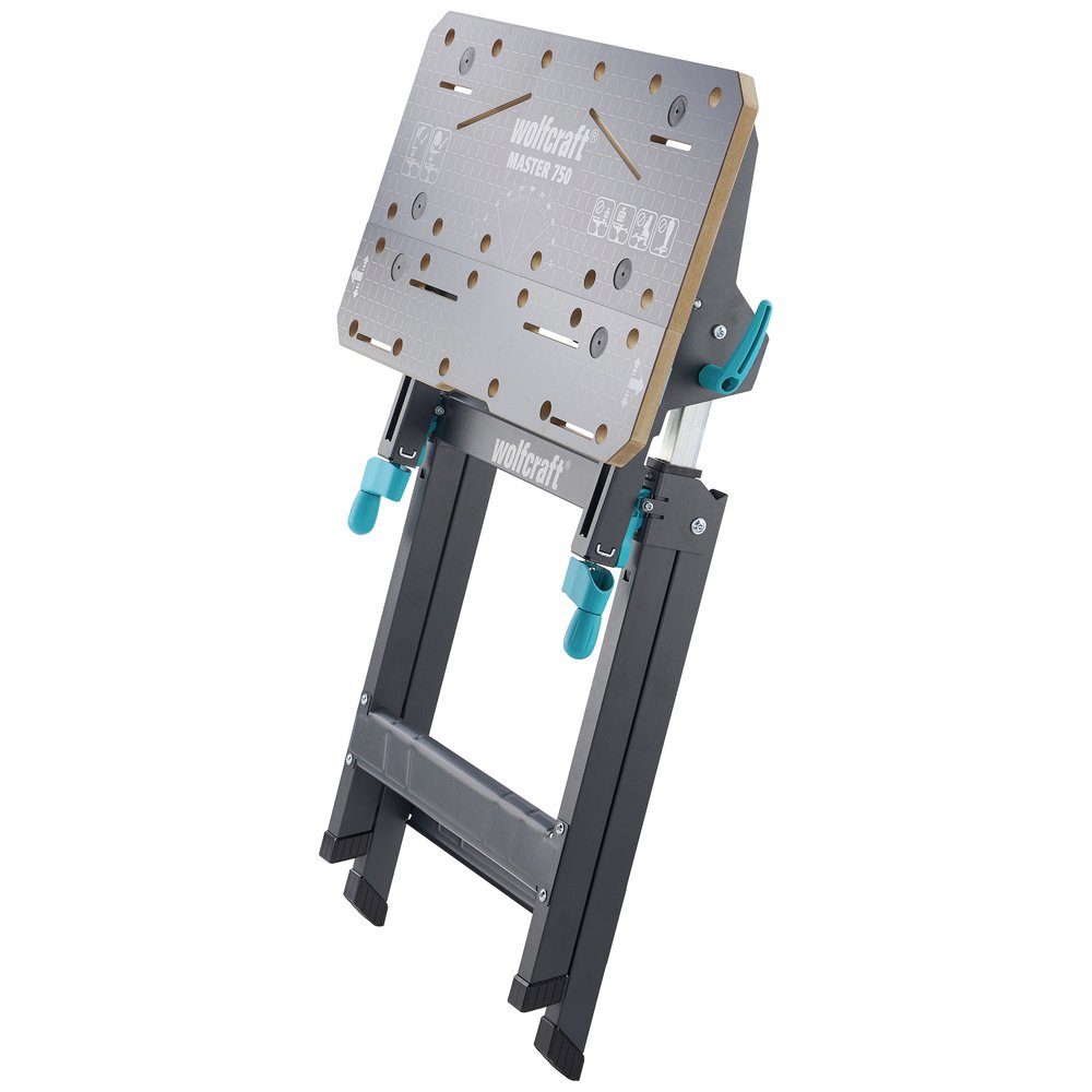 Wolfcraft Arbeitstisch Wolfcraft 6871000 Spann- und Maschinentisch MASTER 750 ERGO 13.2 kg S