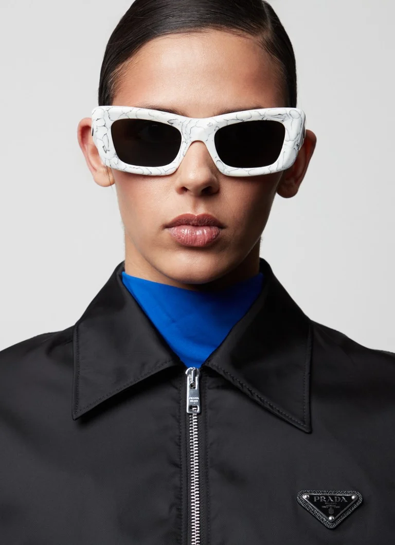 Prada Prada *PR 13ZS WHITE MT GRY