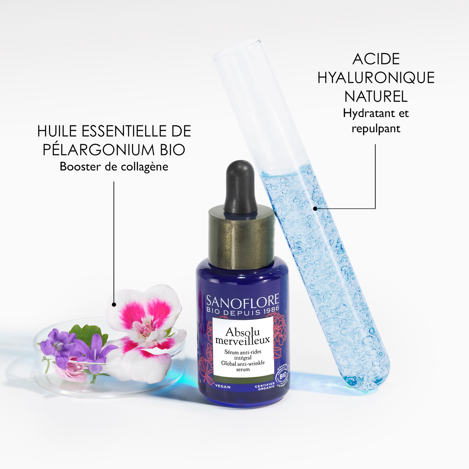 Sanoflore Absolu Merveilleux Sérum Anti-Rides Bio 30 ml