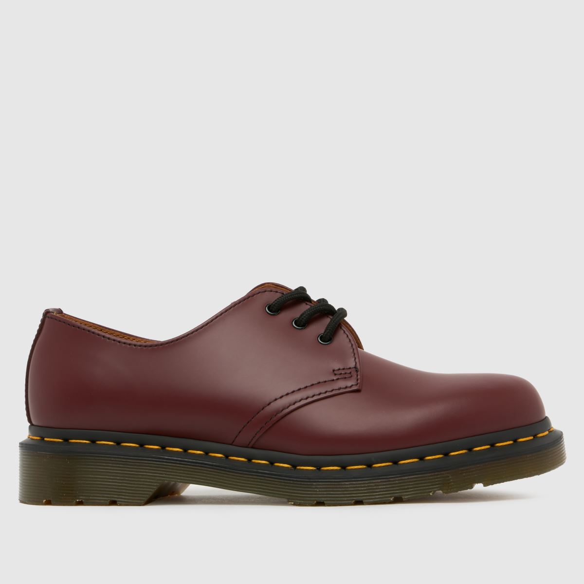 Dr Martens 1461 platta skor i vinröd