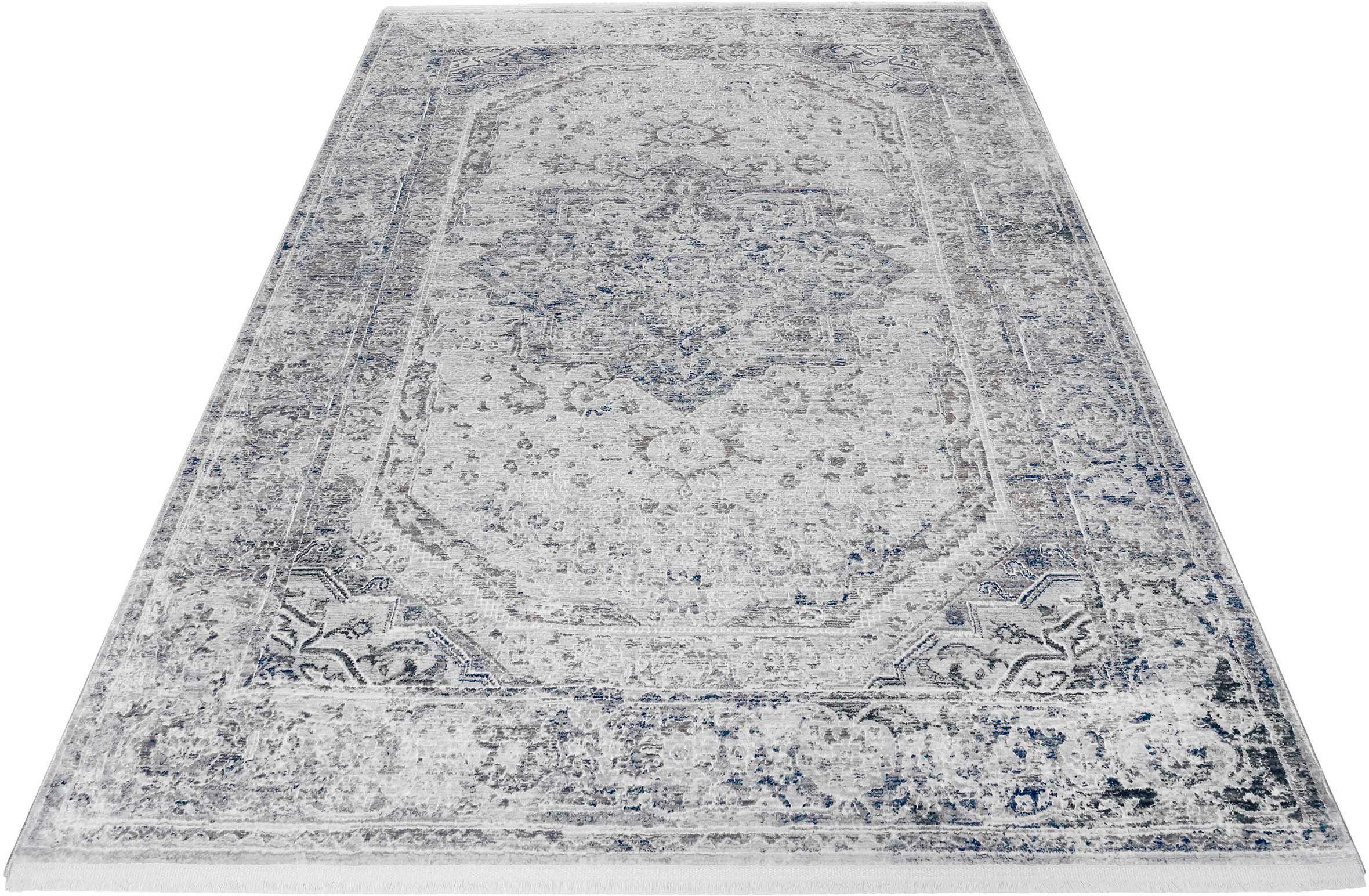 Teppich SoHo Touch, Wecon home, rechteckig, Höhe: 7 mm, Hoch-Tief-Struktur, Wohnzimmer
