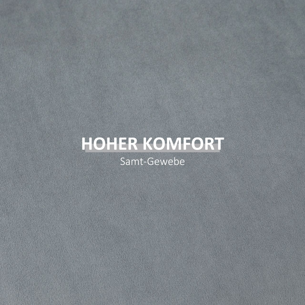 HOMCOM 2-in-1 Ottomane Sitzhocker inklusive Stauraum, abnehmbaren Deckel Grau