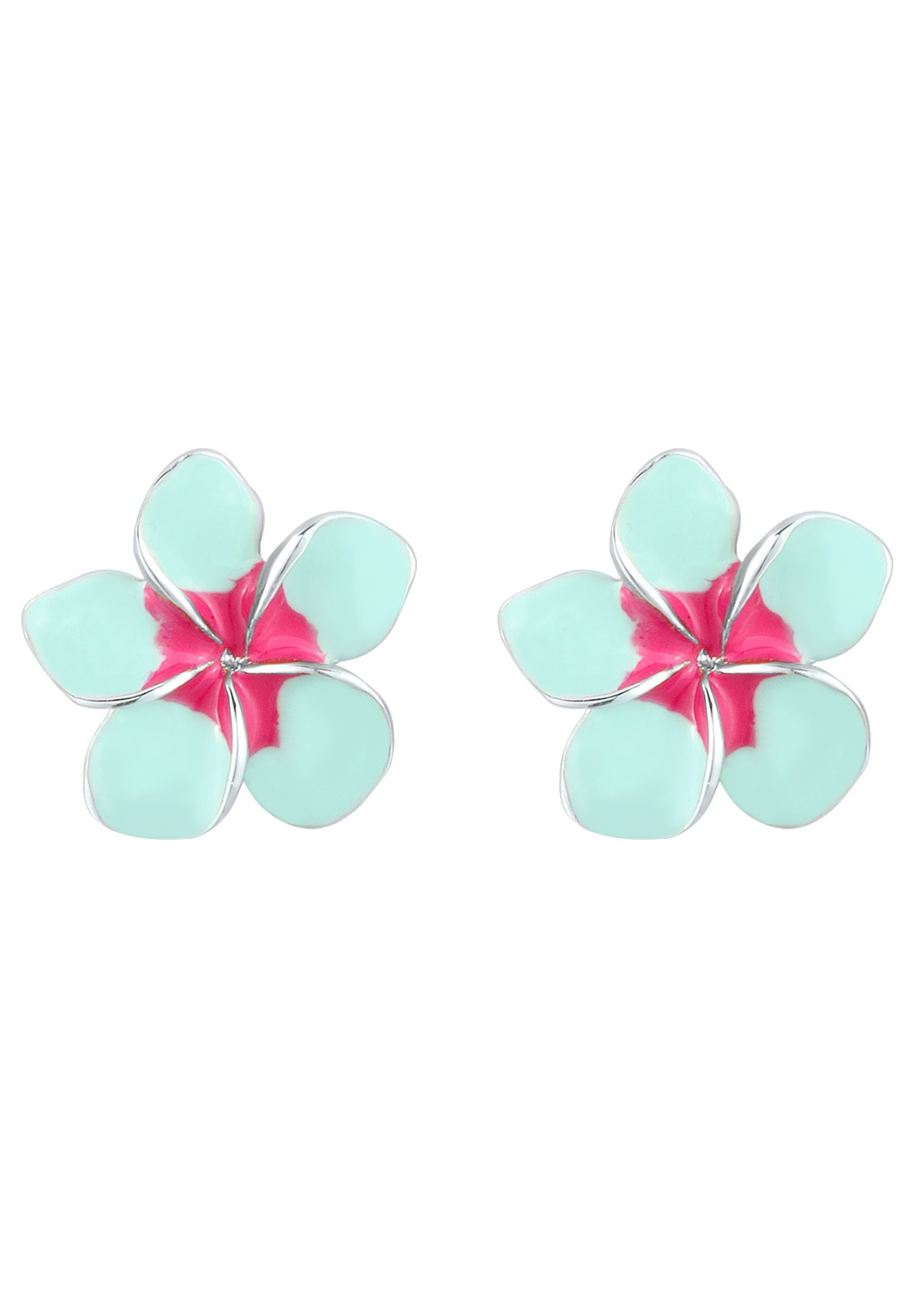 Smalto floreale naturale Elli in argento 925