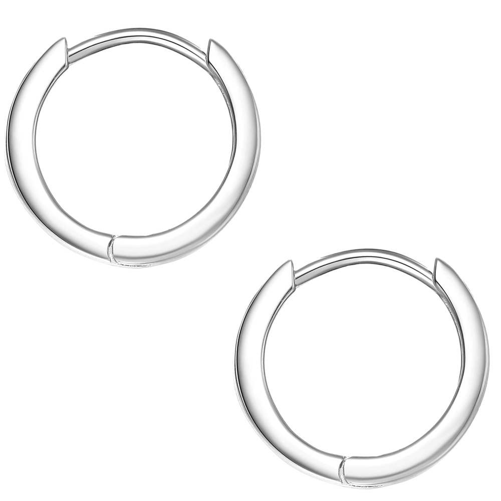 Rafaela Donata Créoles en argent Argent sterling en Argent Boucles d'oreilles